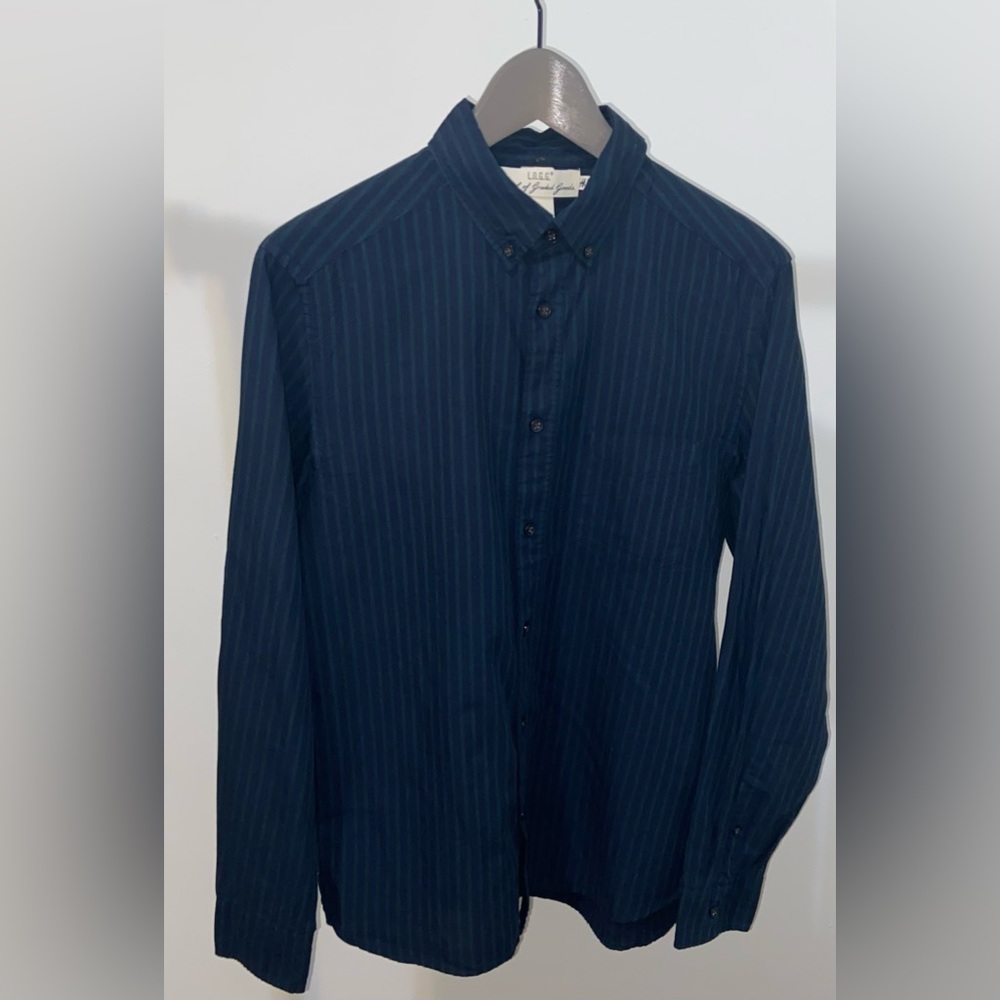 NWT H&M Cotton Button Down Stripe Shirt